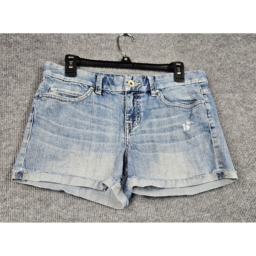 Calvin Klein Jeans Womens Size 28/6 Light Wash Denim Cut Off Shorts Low Rise